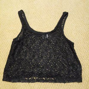 H&M women's see-through crop top